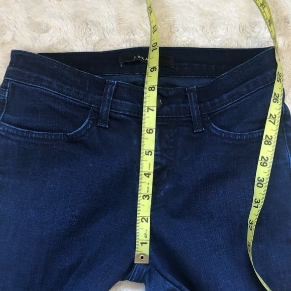 J Brand Klash Ankle Zip Dark Wash Skinny Jeans Size 25 - Picture 5 of 14